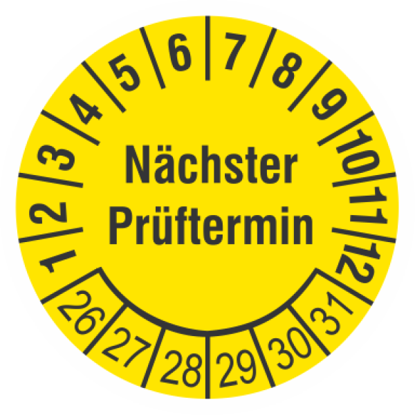 Prüfplaketten PL-820